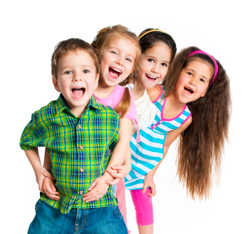 Image of children laughing